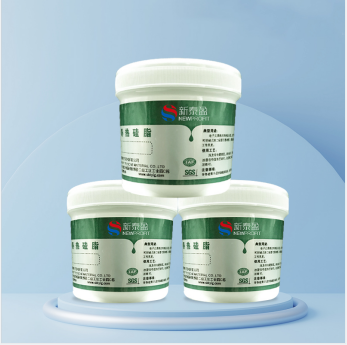 Silicon-free heat conducting silicone grease